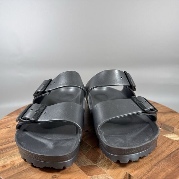 Birkenstock Arizona Essentials Eva 2 Strap Sandals Grey Size EU 39 US 8 NEW - Picture 2 of 6